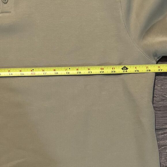 Nike Tech Fleece Reimagined Polo Mens Small Long Sleeve Olive FZ7570-276 NWT - Picture 5 of 11